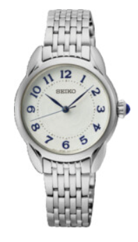 SEIKO DAMES POLSHORLOGE QUARTZ.
Hardlex mineraal glas. edelstalen kast met Hardlex mineraal glas. Edelstalen band met vouwsluiting. 5 ATM waterdicht.
